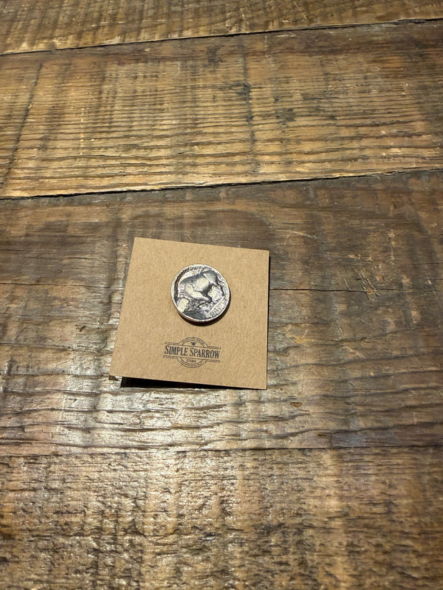 Buffalo Nickel Hat Pin