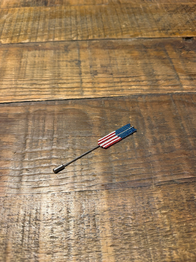 Beaded Feather Hat Stick Pins